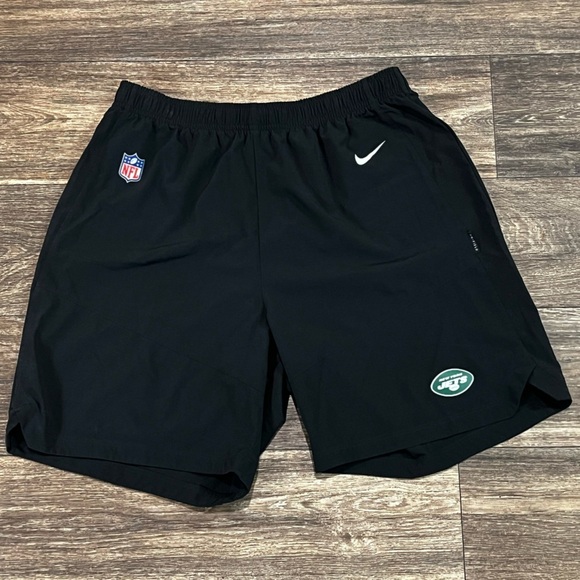 Nike Dri Fit New York Jets Official NFL Training Shorts Men Large - Picture 1 of 4